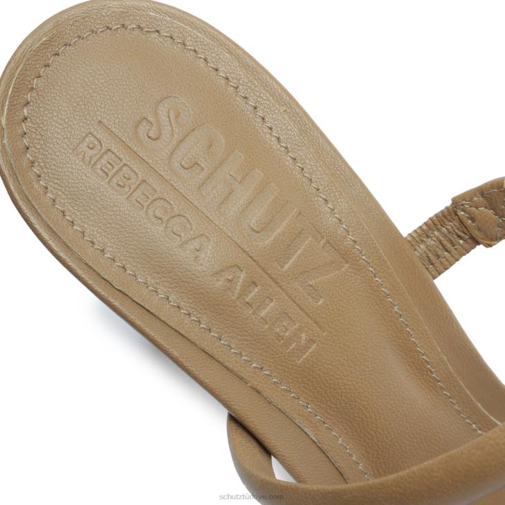 Schutz N42F284taliah rebecca allen nappa deri sandalet çıplak ii