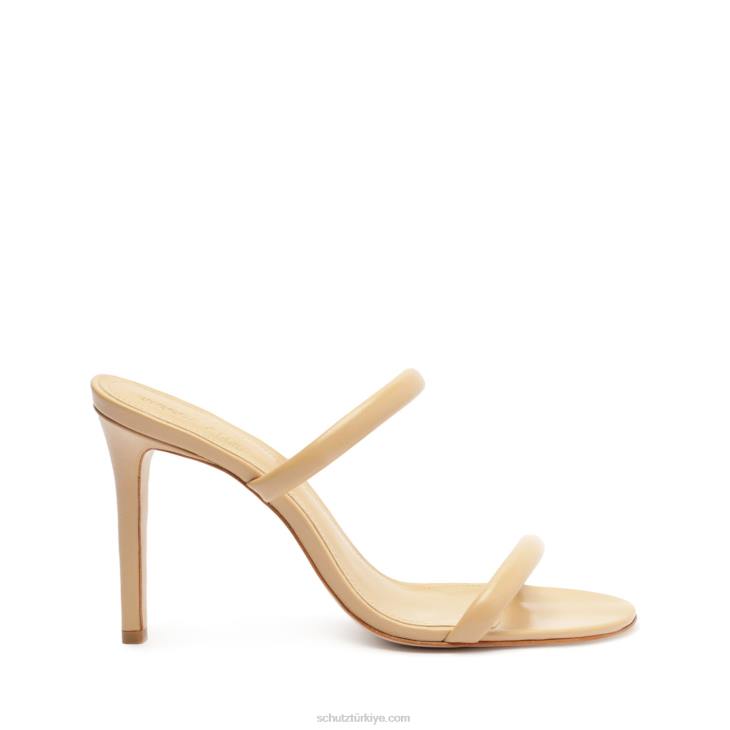 Schutz N42F285taliah rebecca allen nappa deri sandalet çıplak IV