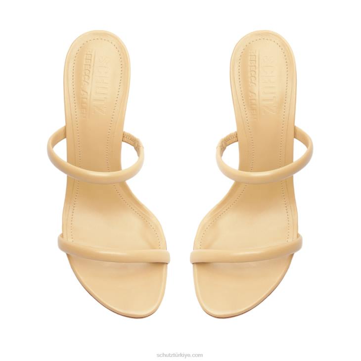 Schutz N42F285taliah rebecca allen nappa deri sandalet çıplak IV