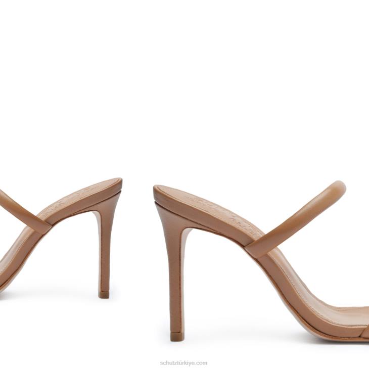 Schutz N42F287taliah rebecca allen nappa deri sandalet çıplak iii
