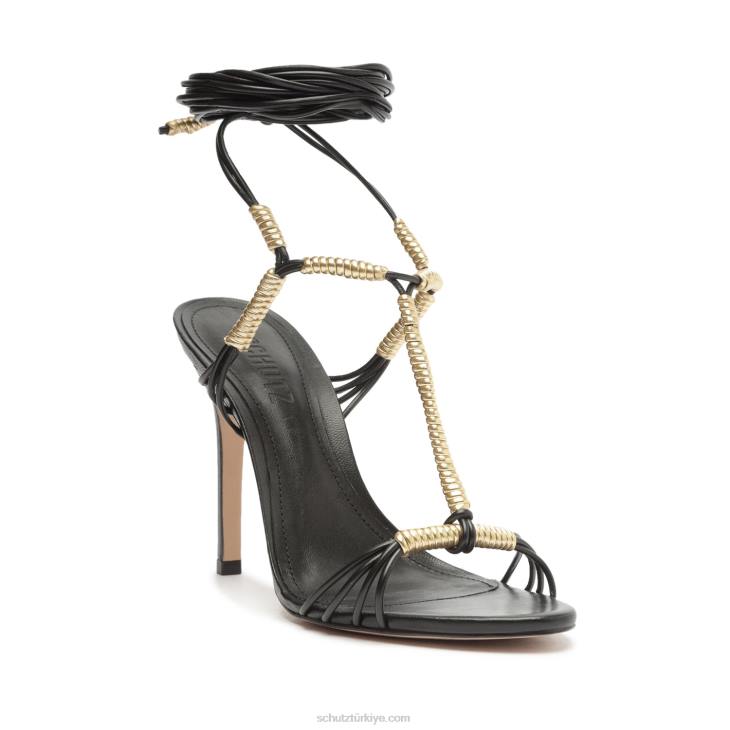 Schutz N42F291amunet rugan sandalet altın