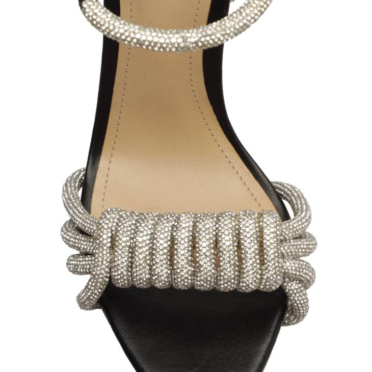 Schutz N42F299jewell napa deri sandalet siyah