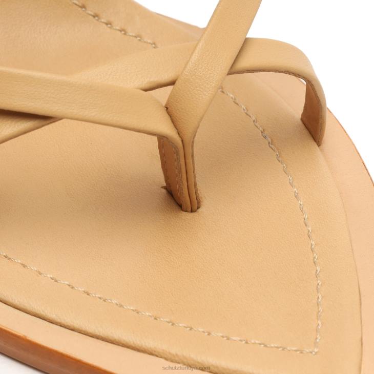 Schutz N42F302calandra nappa deri sandalet hafif odun