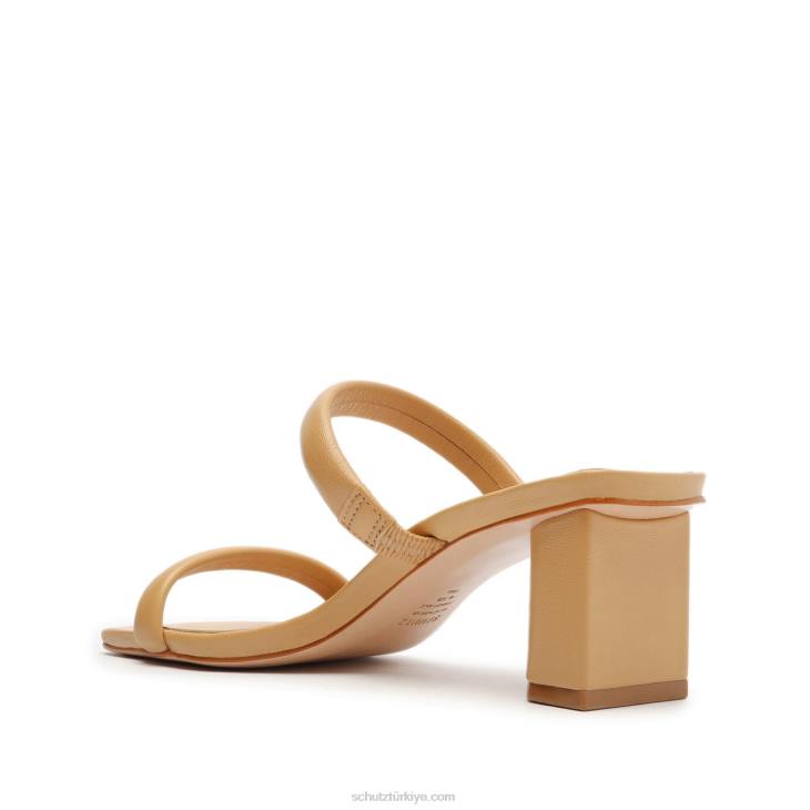 Schutz N42F30ully lo nappa deri sandalet açık bej