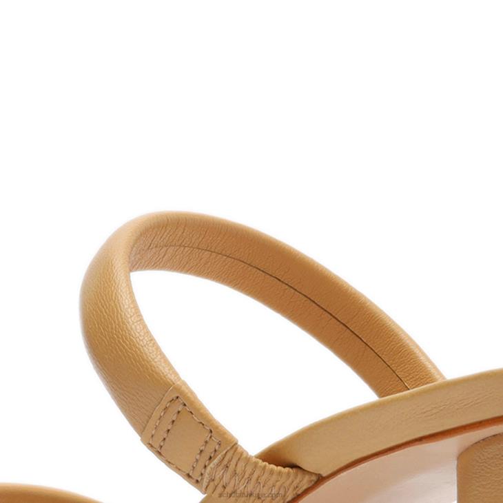 Schutz N42F30ully lo nappa deri sandalet açık bej