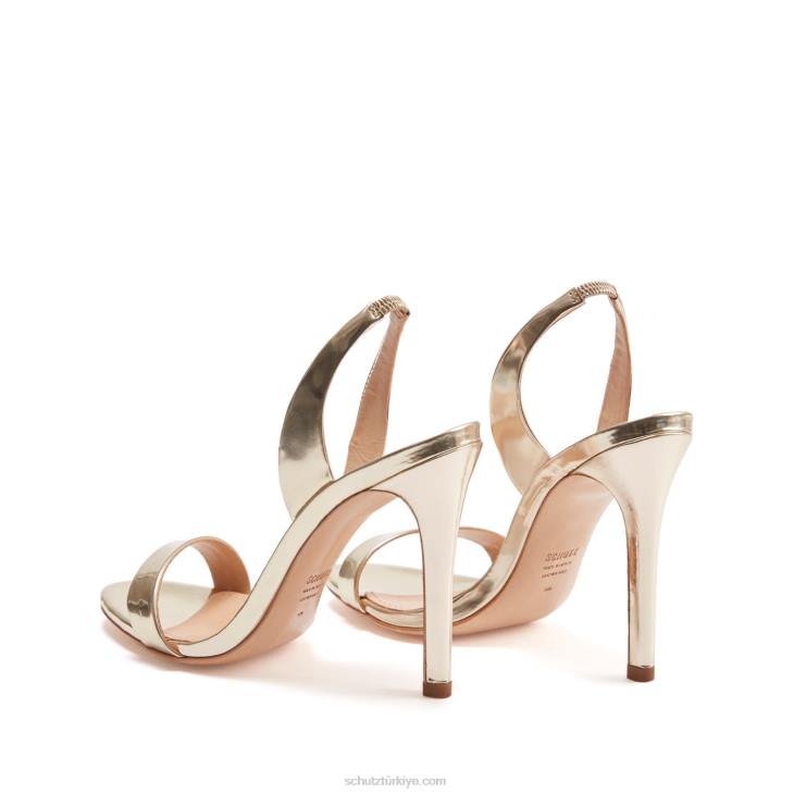 Schutz N42F314lurian sandalet platin altın