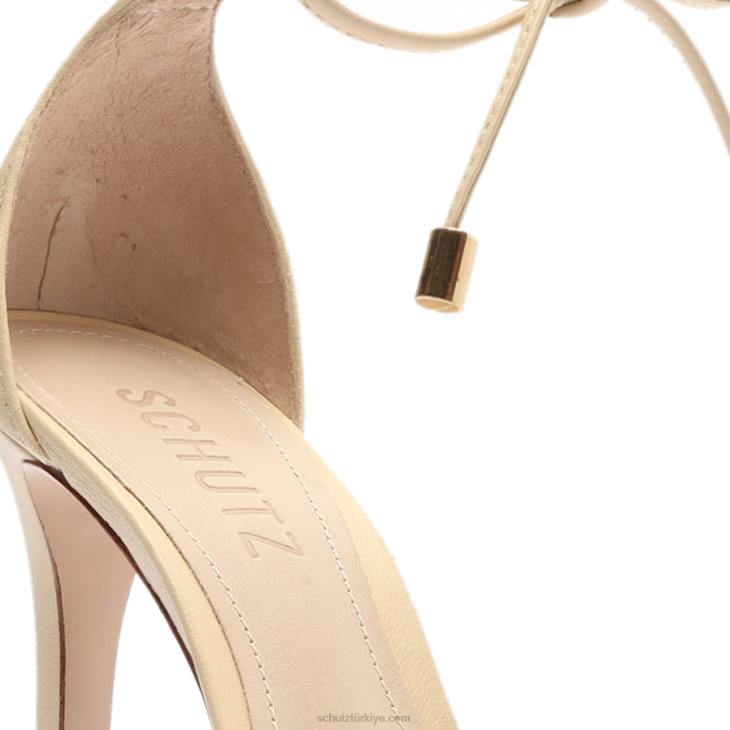 Schutz N42F323josseana deri sandalet yumurta kabuğu