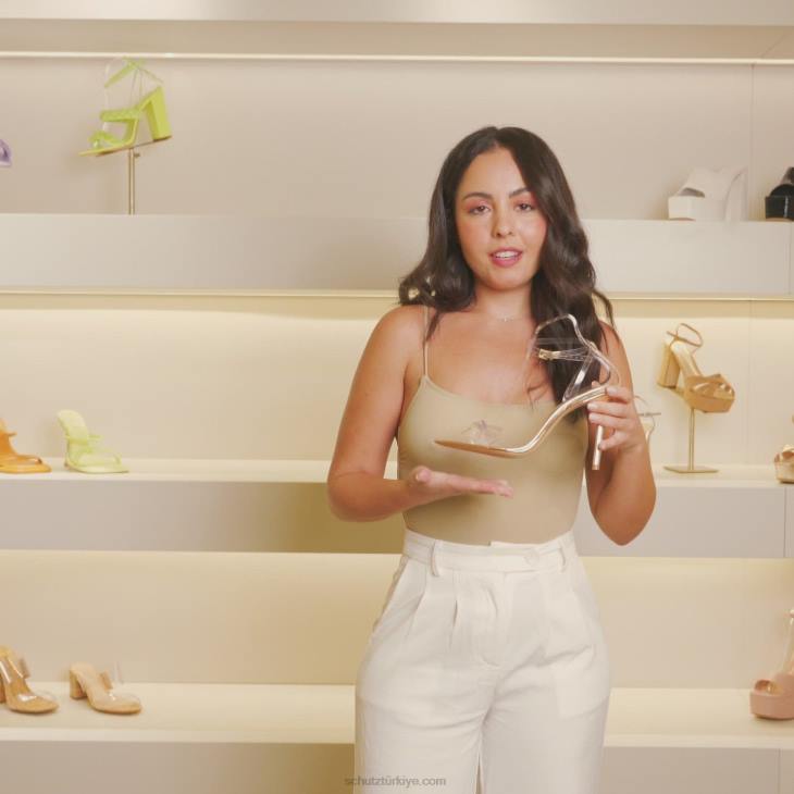 Schutz N42F325elyda deri ve vinil sandalet siyah