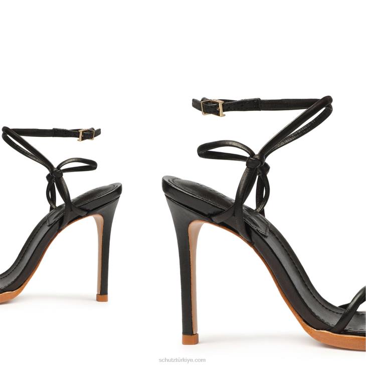 Schutz N42F343abby deri sandalet siyah