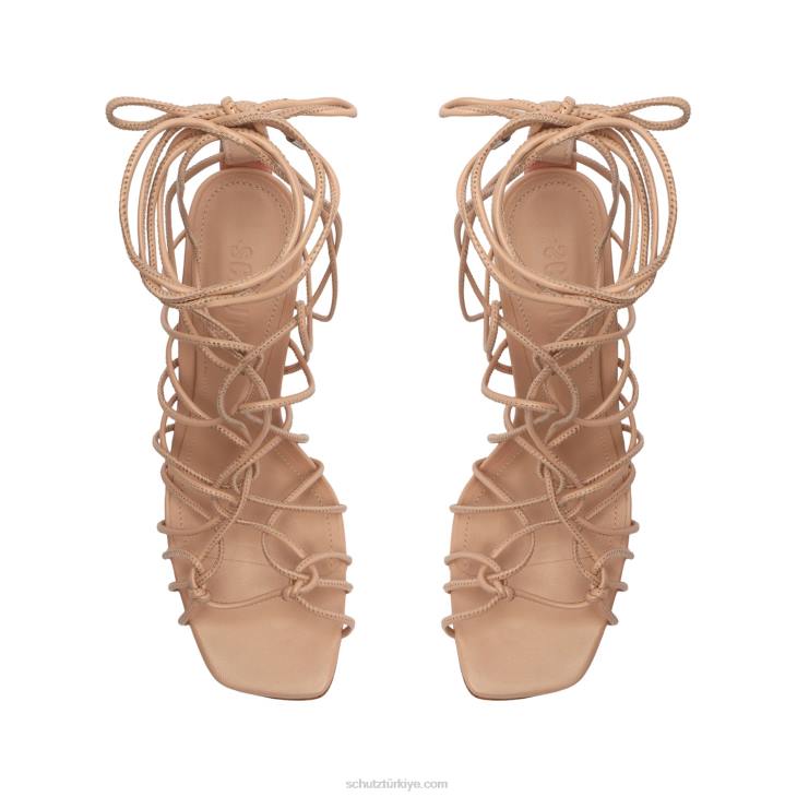 Schutz N42F344heyde nappa deri sandalet Güzel Gül