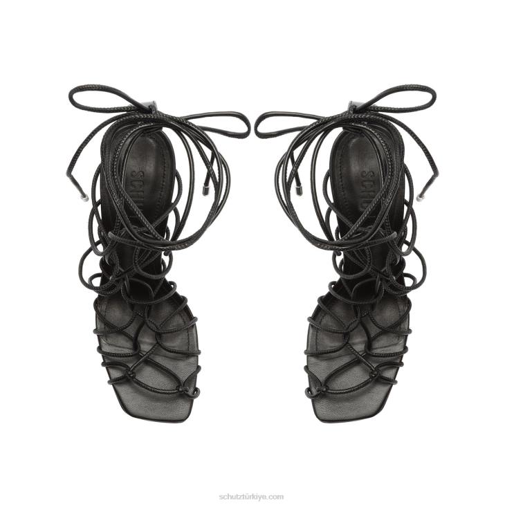 Schutz N42F348heyde deri sandalet siyah