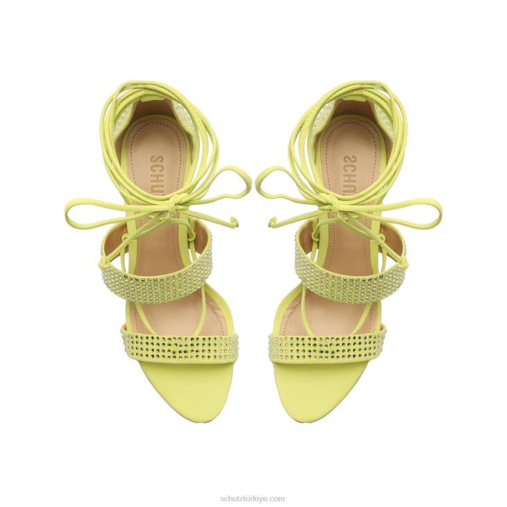 Schutz N42F350sybil bağcıklı sandalet yabani kireç