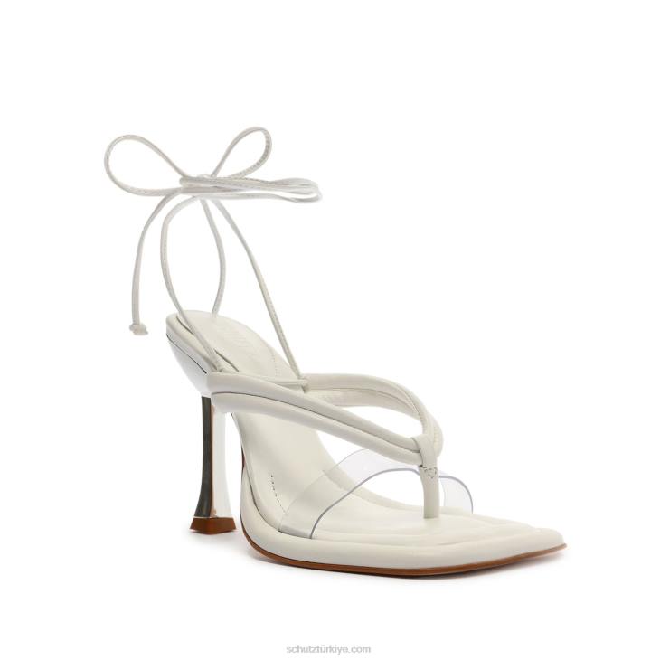 Schutz N42F354meghan vinil sandalet beyaz