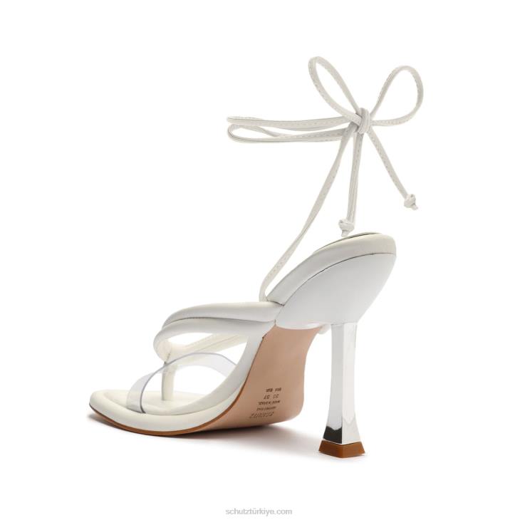 Schutz N42F354meghan vinil sandalet beyaz