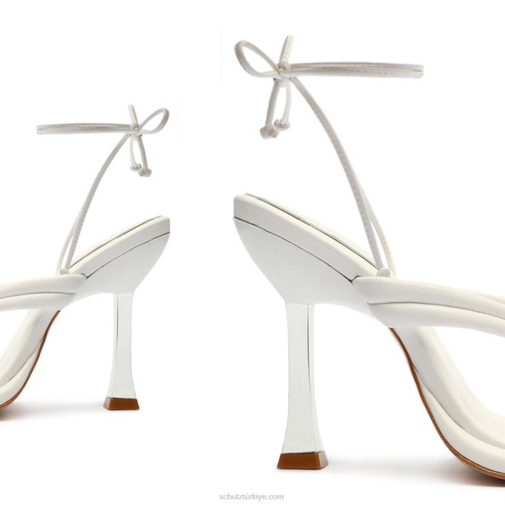 Schutz N42F354meghan vinil sandalet beyaz