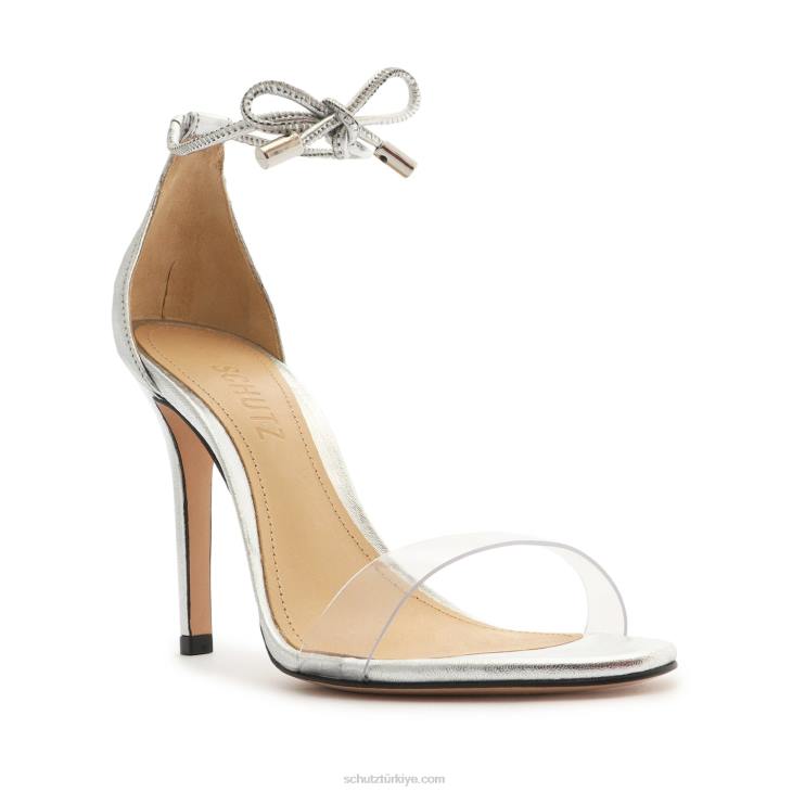 Schutz N42F358josseana vinil sandalet gümüş