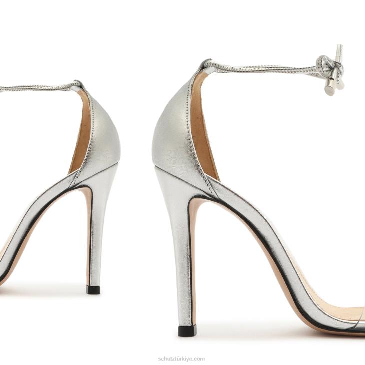 Schutz N42F358josseana vinil sandalet gümüş