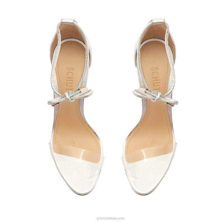 Schutz N42F358josseana vinil sandalet gümüş