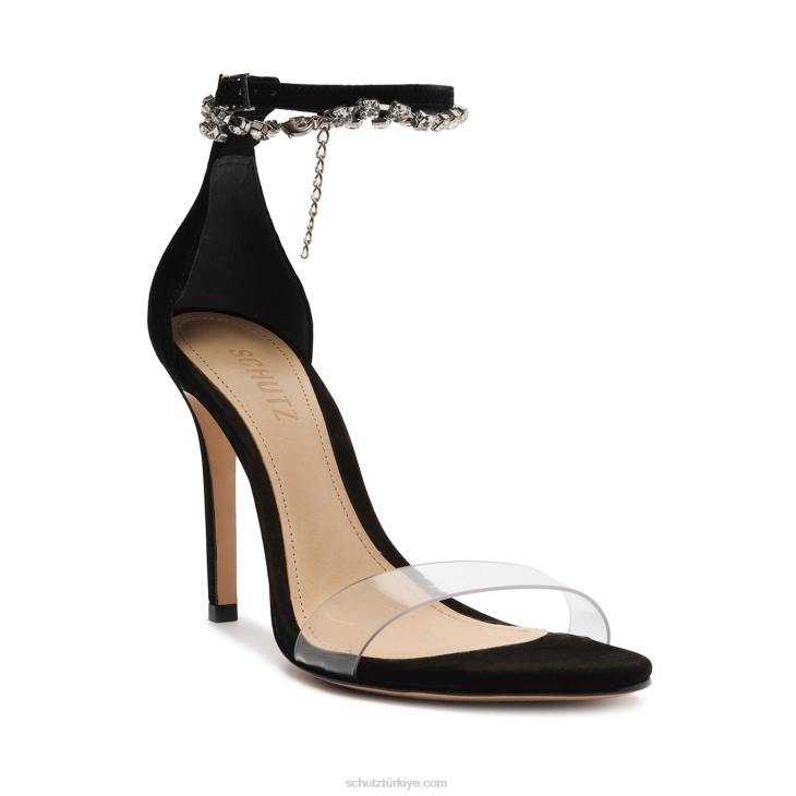 Schutz N42F359lah nubuk sandalet siyah