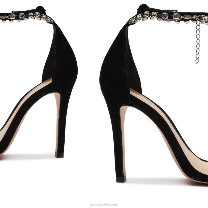 Schutz N42F359lah nubuk sandalet siyah