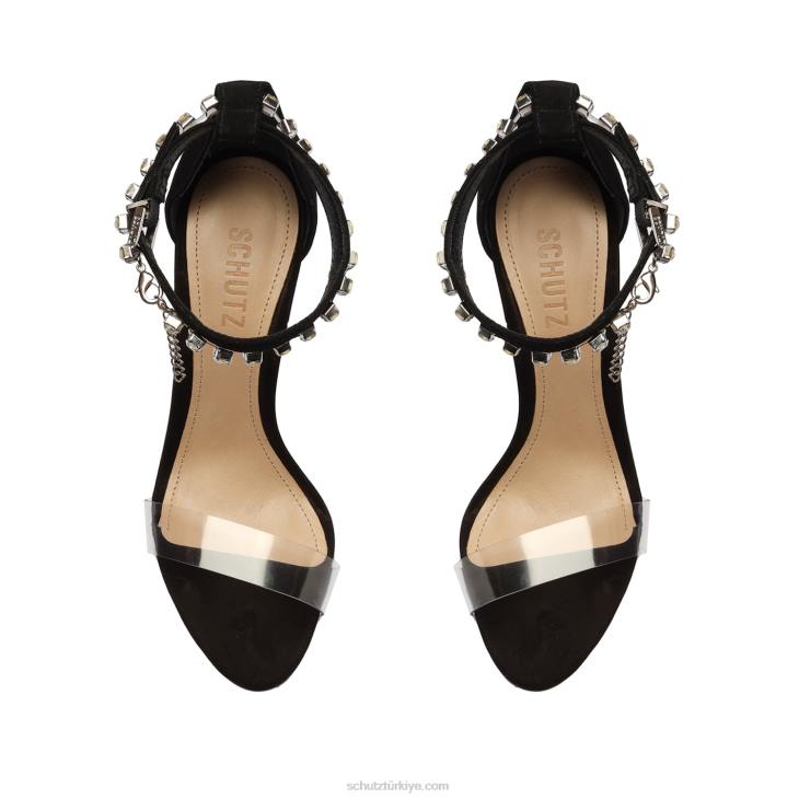 Schutz N42F359lah nubuk sandalet siyah