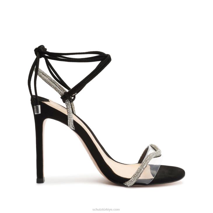 Schutz N42F362cath nubuk sandalet siyah