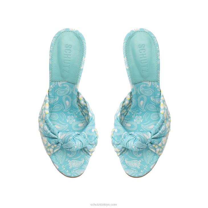 Schutz N42F364lenie kumaş sandalet nehir suyu