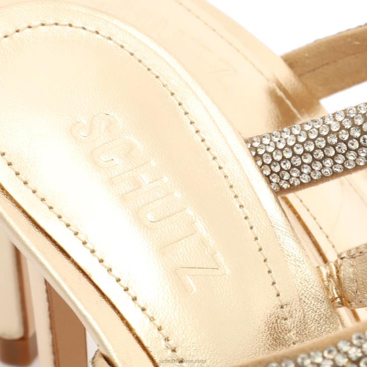 Schutz N42F365taliah kristal rhinestones sandalet platin