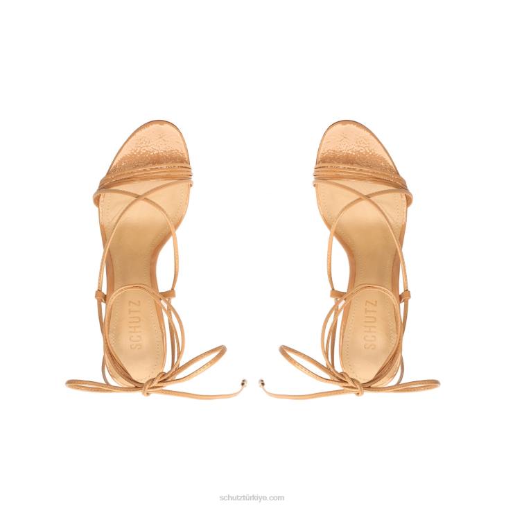 Schutz N42F368arceli rugan sandalet bal beji