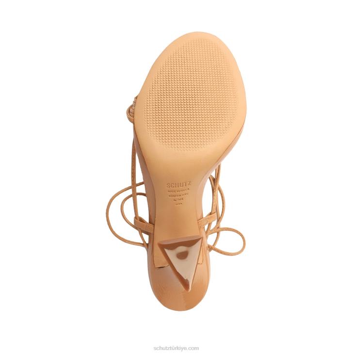 Schutz N42F368arceli rugan sandalet bal beji
