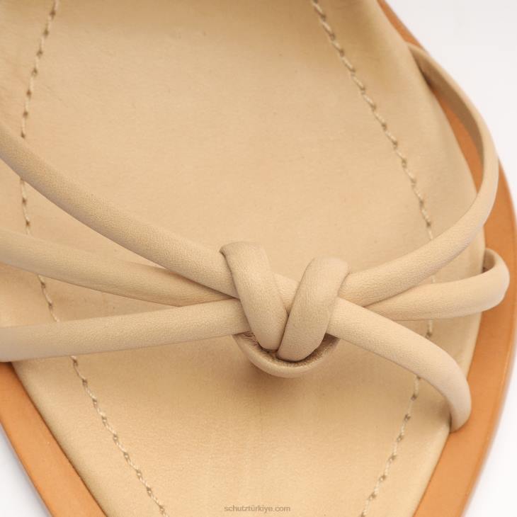 Schutz N42F392abby deri sandalet açık bej