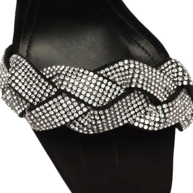 Schutz N42F393alisa nubuk sandalet siyah