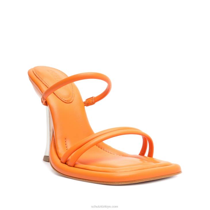 Schutz N42F395agatha sandal parlak mandalina