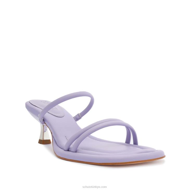 Schutz N42F396agatha orta sandalet dumanlı üzüm
