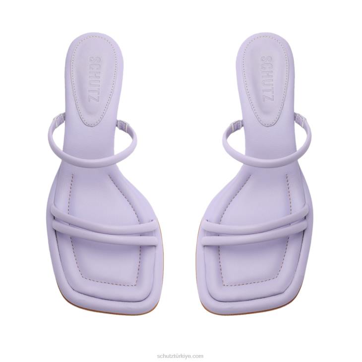 Schutz N42F396agatha orta sandalet dumanlı üzüm