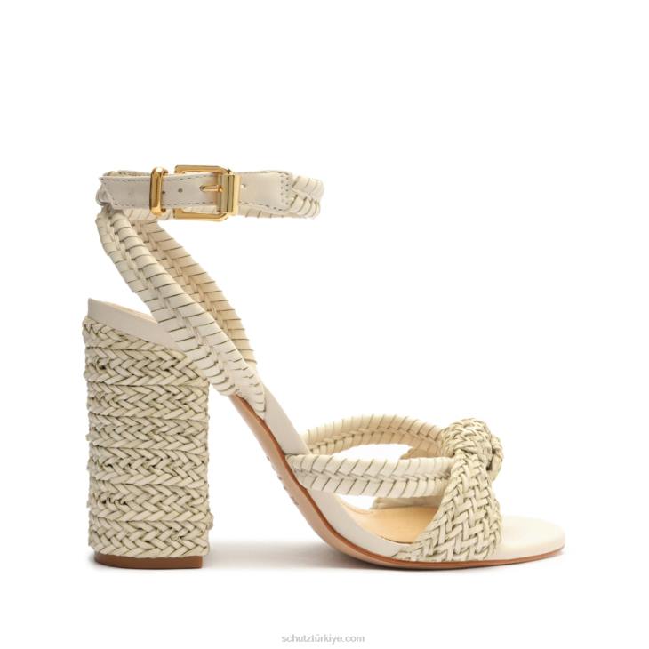 Schutz N42F3kareena nappa deri sandalet inci