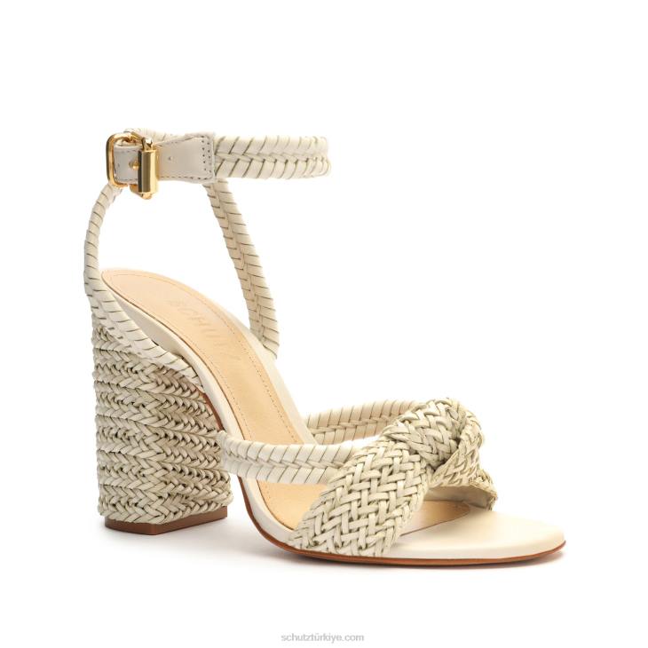 Schutz N42F3kareena nappa deri sandalet inci