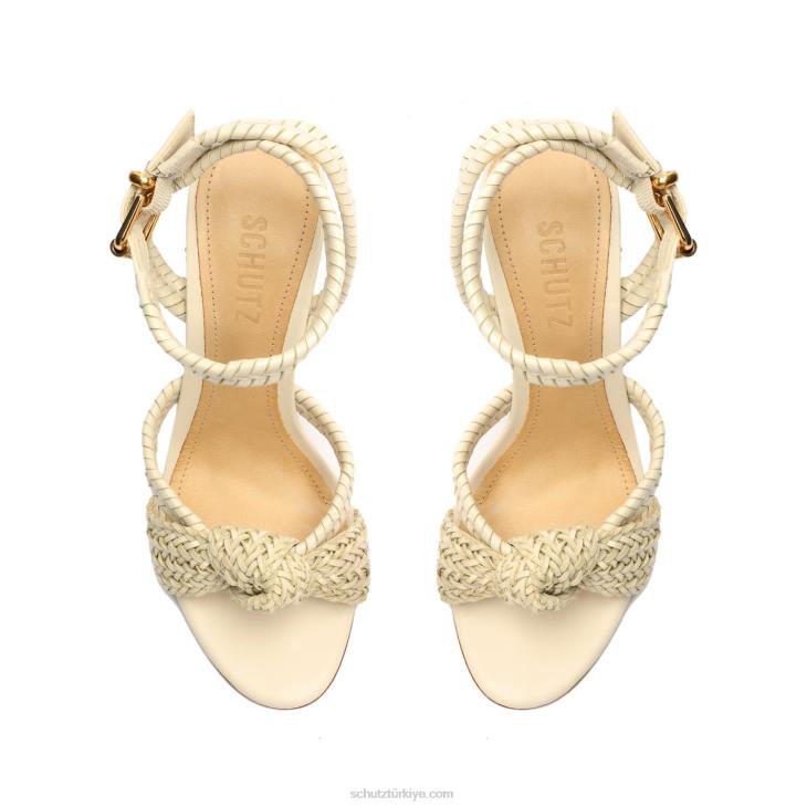 Schutz N42F3kareena nappa deri sandalet inci