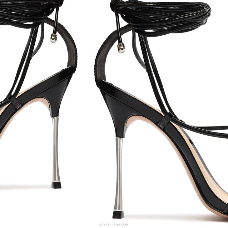 Schutz N42F404adeline patentli sandalet siyah