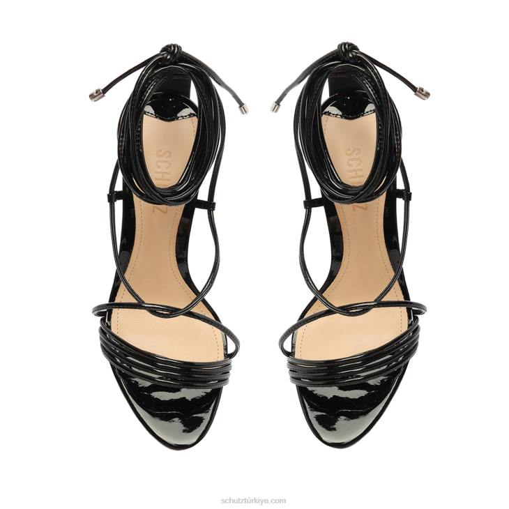 Schutz N42F404adeline patentli sandalet siyah