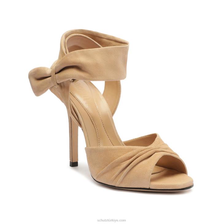Schutz N42F414adlyn süet sandalet badem
