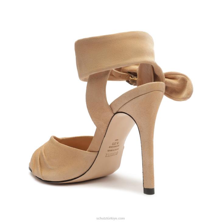 Schutz N42F414adlyn süet sandalet badem