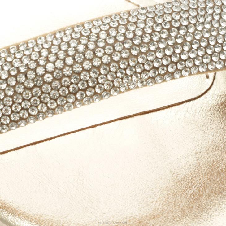 Schutz N42F449irina orta vinil sandalet platin
