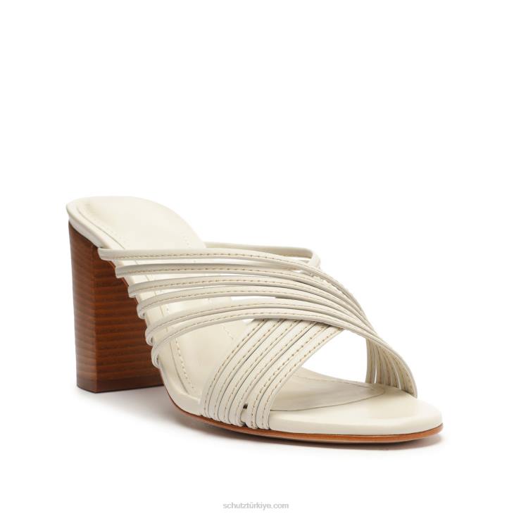 Schutz N42F45evangeline dana derisi sandalet inci
