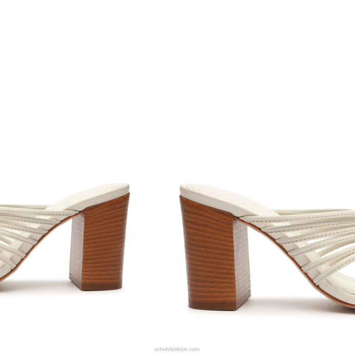 Schutz N42F45evangeline dana derisi sandalet inci