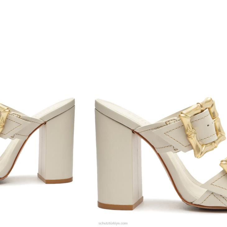Schutz N42F52enola deri sandalet inci