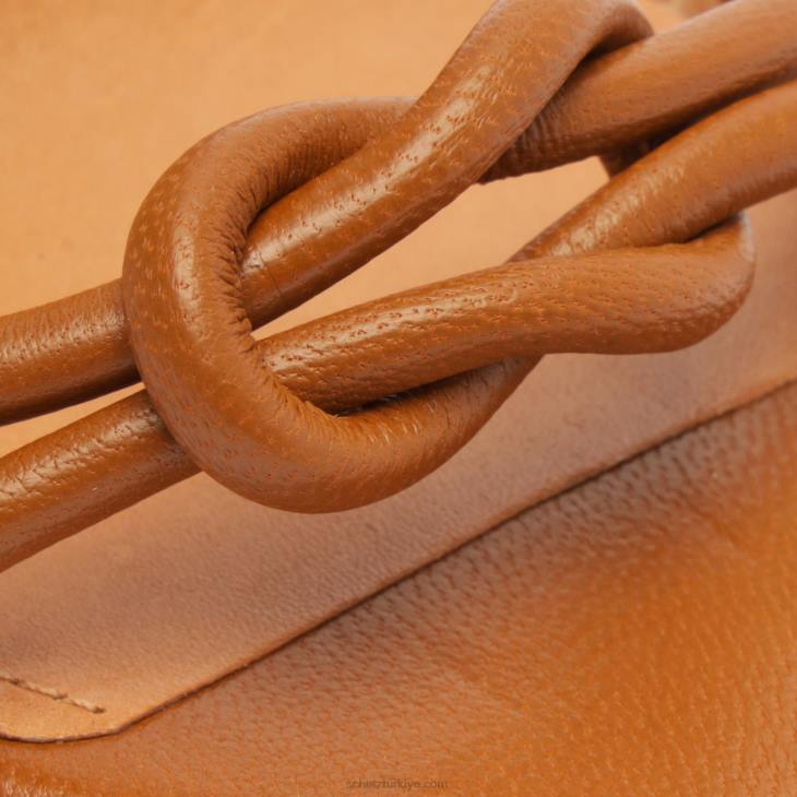 Schutz N42F57nicky blok napa deri sandalet yeni ahşap