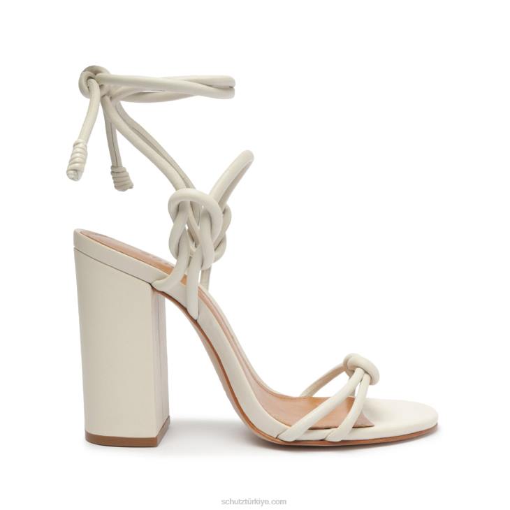 Schutz N42F58nicky blok napa deri sandalet inci