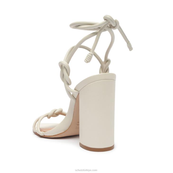 Schutz N42F58nicky blok napa deri sandalet inci