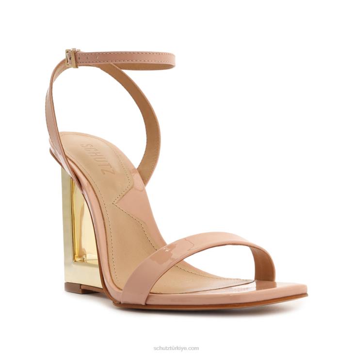 Schutz N42F66filipa rugan sandalet bej